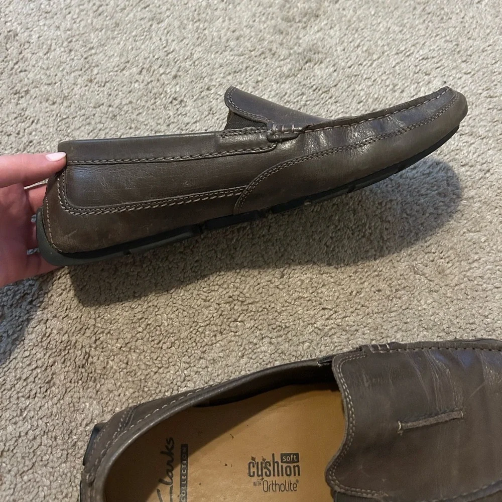 Men’s Brown Clark Loafers size 10